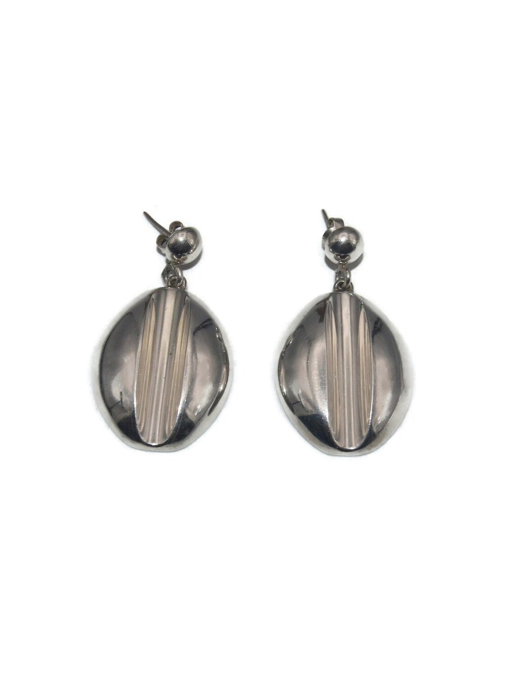 RARE Hector Acapulco Sterling Silver Earrings. Coffee Bean Earrings, Hallmarked.